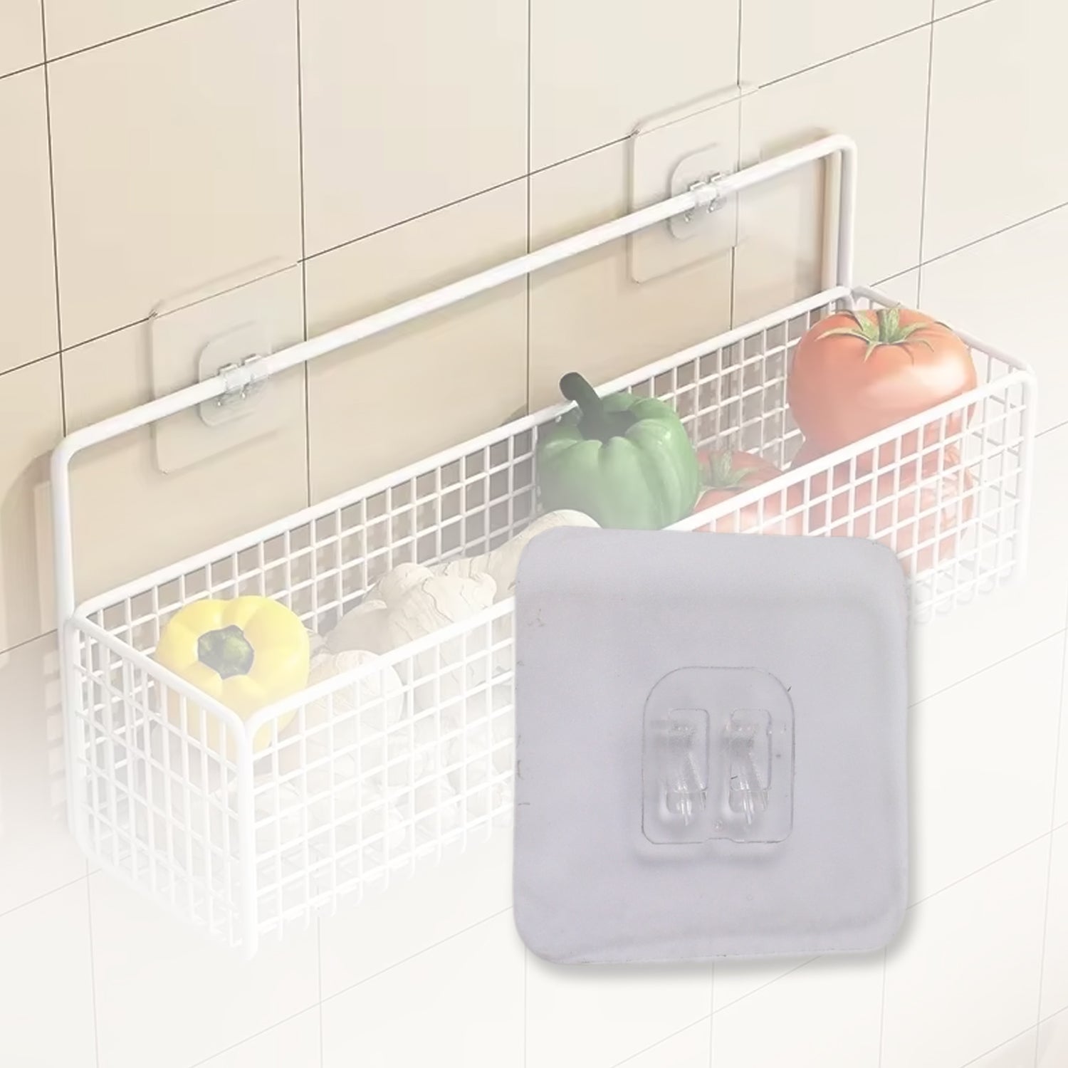 7430 Household Self Adhesive Wall Hooks, Punch-Free Wall-Mounted Hook, Seamless Transparent No Nails Drill Waterproof Hooks for Bathroom, Kitchen, Home (1 Pc) 7430 Household Self Adhesive Wall Hooks, Punch-Free Wall-Mounted Hook, Seamless Transparent No Nails Drill Waterproof Hooks for Bathroom, Kitchen, Home (1 Pc)
